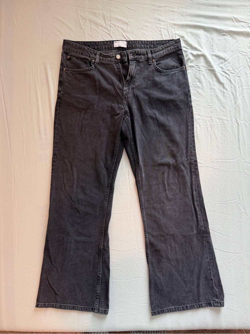 ASOS Men’s Black Flare Jeans - Wide Leg